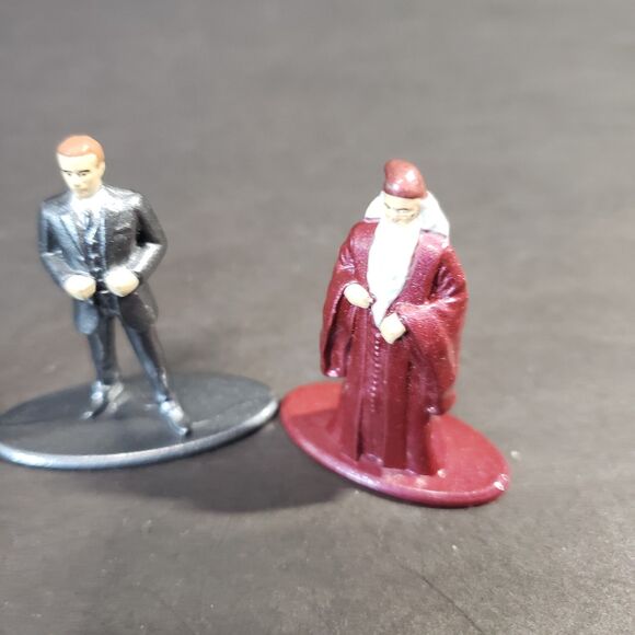 Harry Potter Metalfigs Set of 3 Toy Figures 1" Headless Nic Percy Weasley Albus - Picture 3 of 6